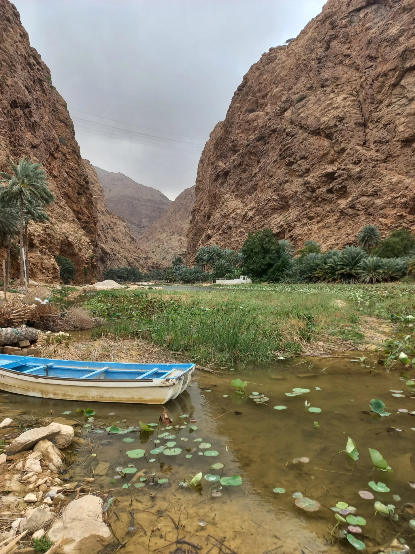 Wadi Shab canyon near Sur, Oman